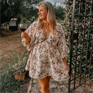 Free People Portia Printed Mini Dress